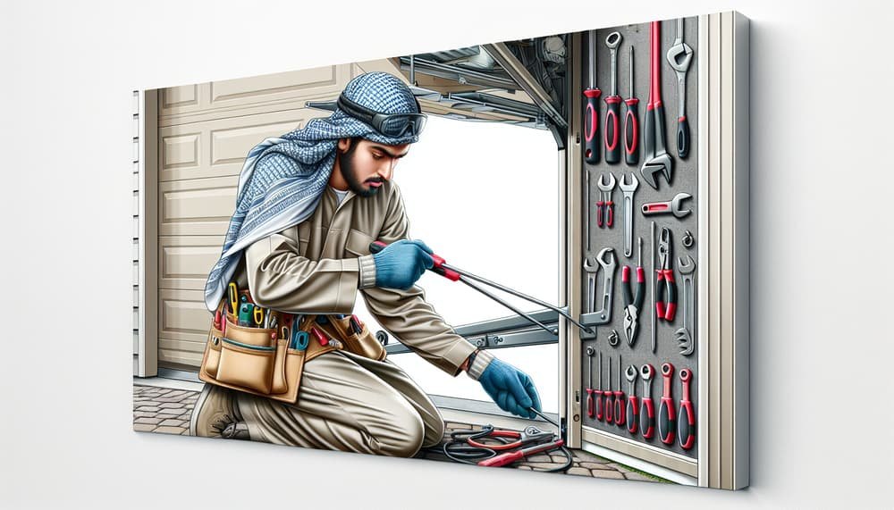 Garage door work in Hampton