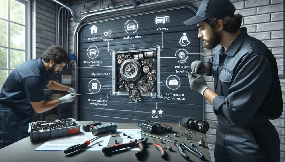 Garage door work in Lowell